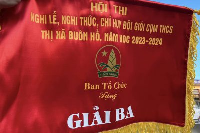 Hội thi nghi thức Đội cấp thị xã năm 2024